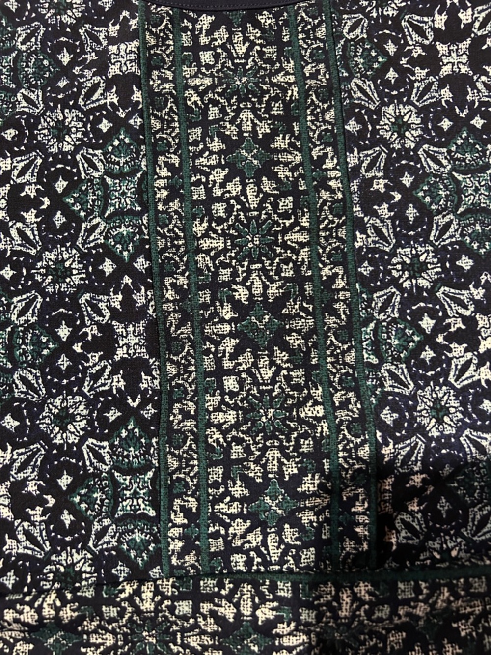 MICHAEL Michael Kors Navy and Teal Floral-Print Sleeveless Midi Dress - Picture 3 of 3